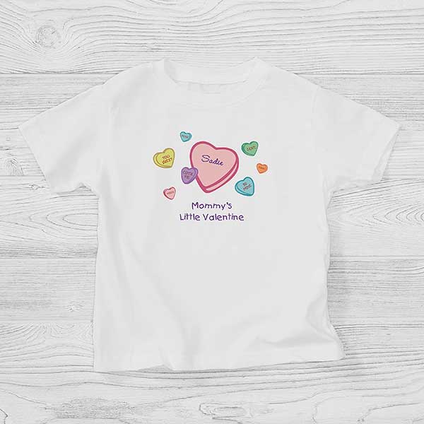 Candy Hearts Personalized Valentine's Day Clothes - 6527