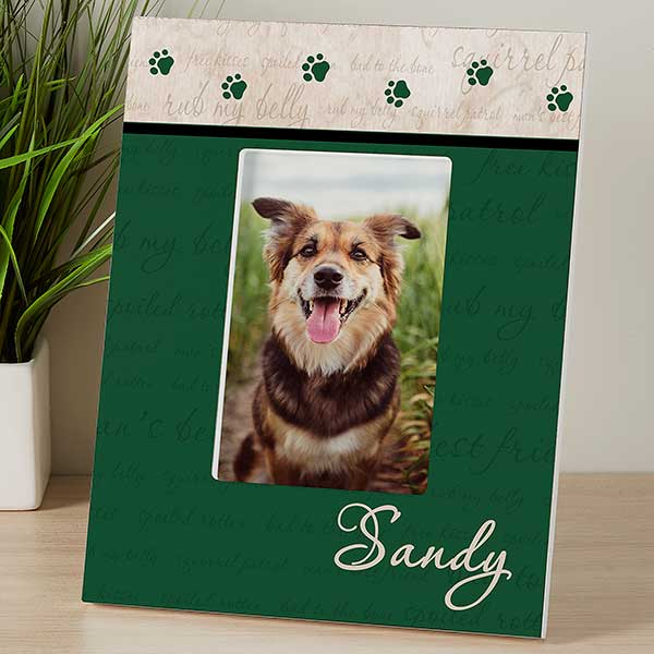 Man's Best Friend Personalized Dog Picture Frame - 6551