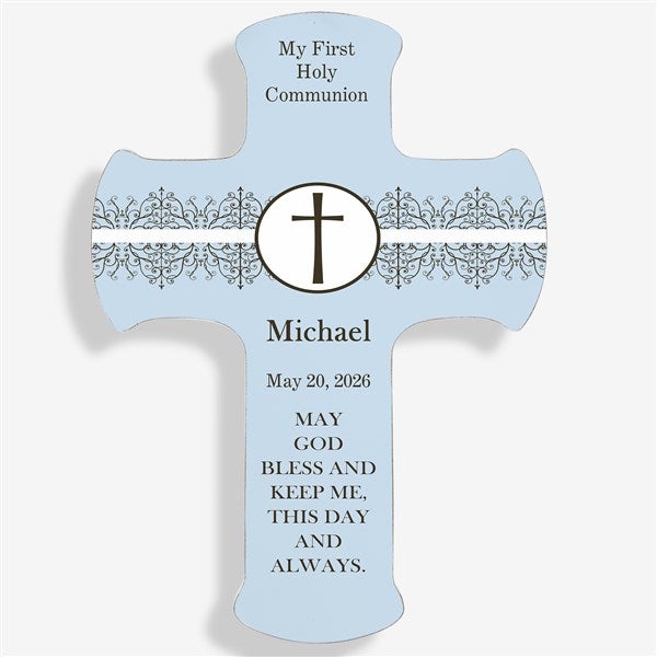First Holy Communion Personalized Wall Cross - 6553