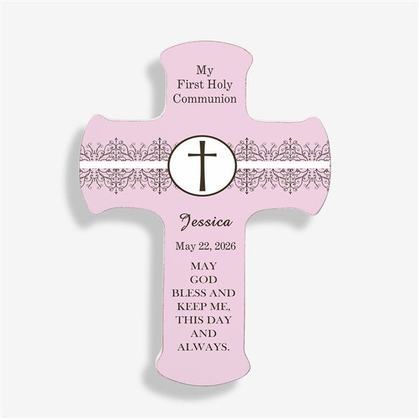 First Holy Communion Personalized Wall Cross - 6553
