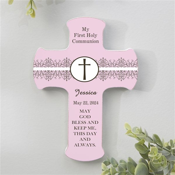 First Holy Communion Personalized Wall Cross - 6553