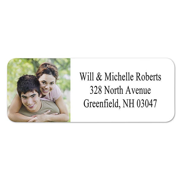 Personalized Photo Address Labels - 6698