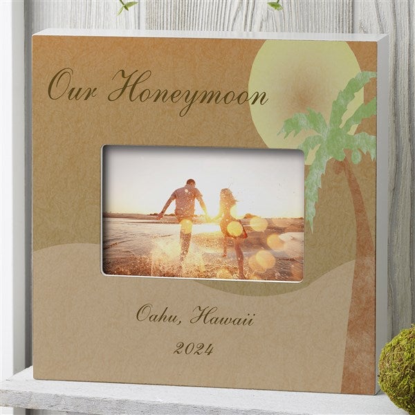 Personalized Honeymoon Picture Frames - 6730