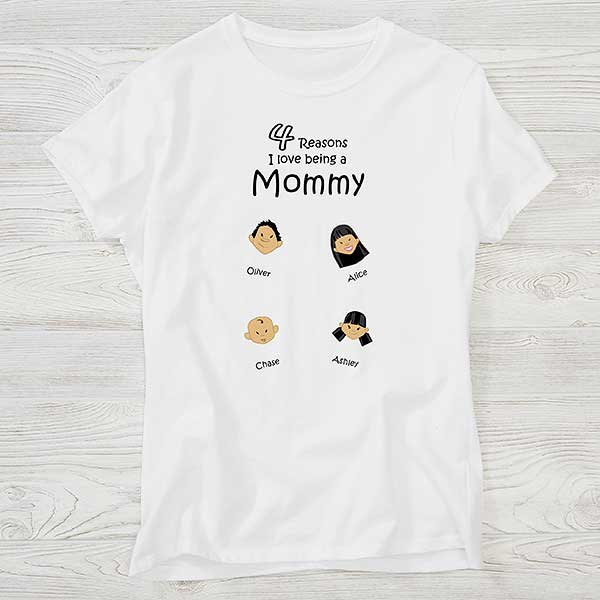 Personalized Family Cartoon Characters Women's Clothing - 6789