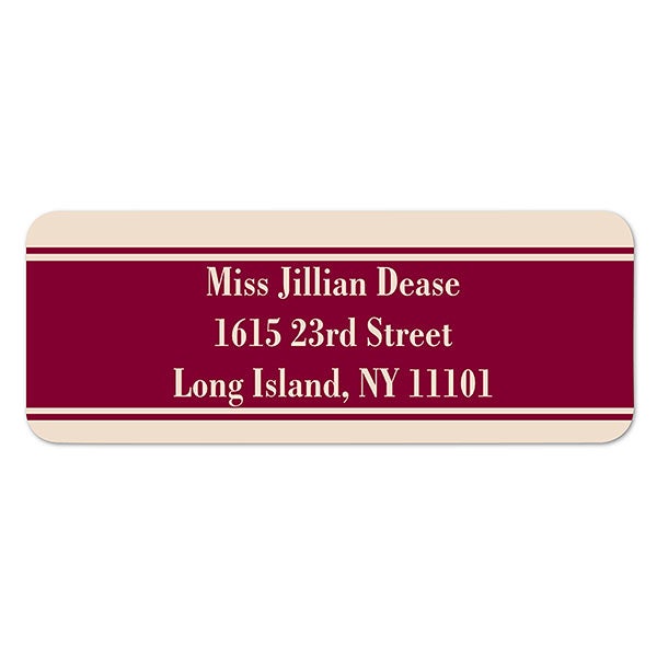 Personalized Business Return Address Labels - 6931