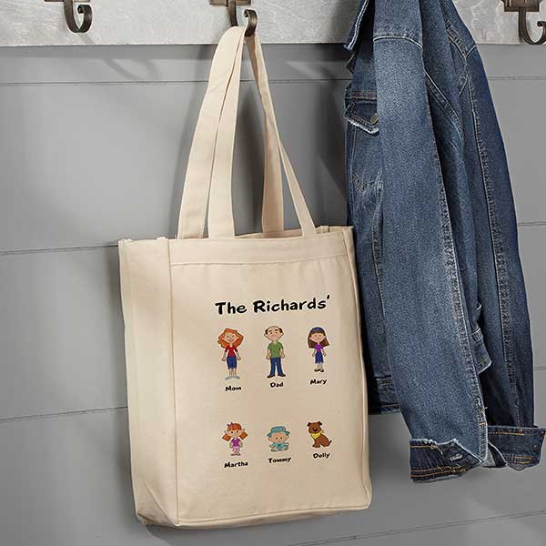 Personalized Canvas Tote Bag