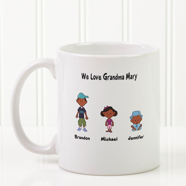 family cartoon characters personalized