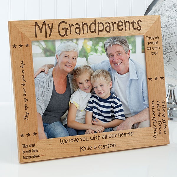 Grandparents Personalized Picture Frames - Sweet Grandparents - 6998