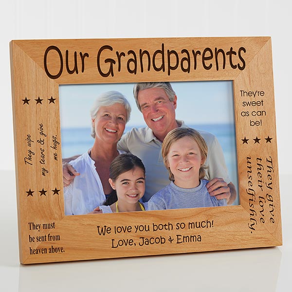 Grandparents Personalized Picture Frames - Sweet Grandparents - 6998