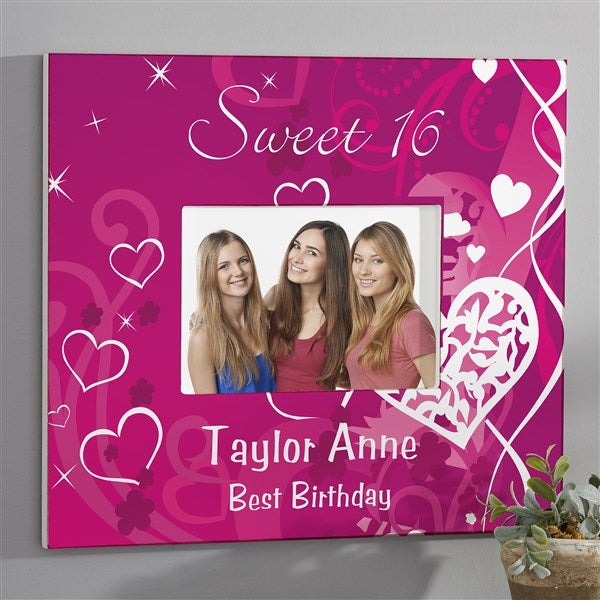 Sweet Sixteen Personalized Birthday Picture Frames - 7136