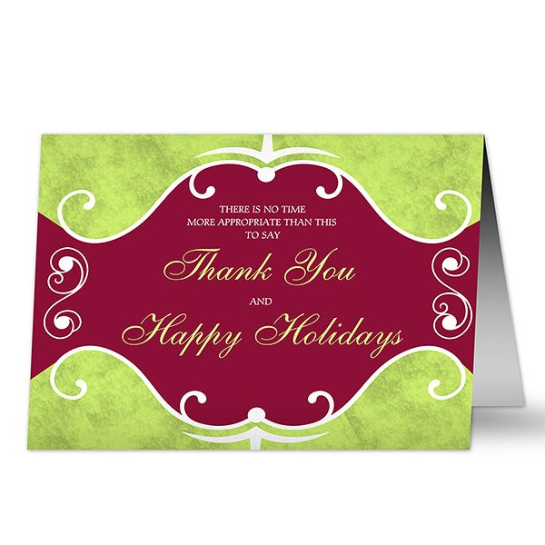 7312 - Holiday Thanks Christmas Cards