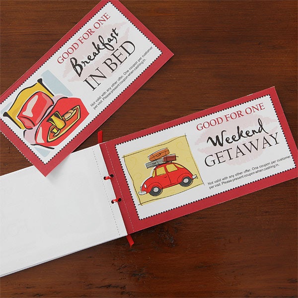 personalized coupon book romantic gift vouchers of love personalized vouchers