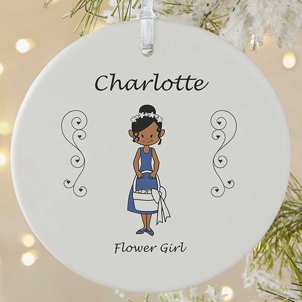 Personalized Wedding Party Ornaments - 7528