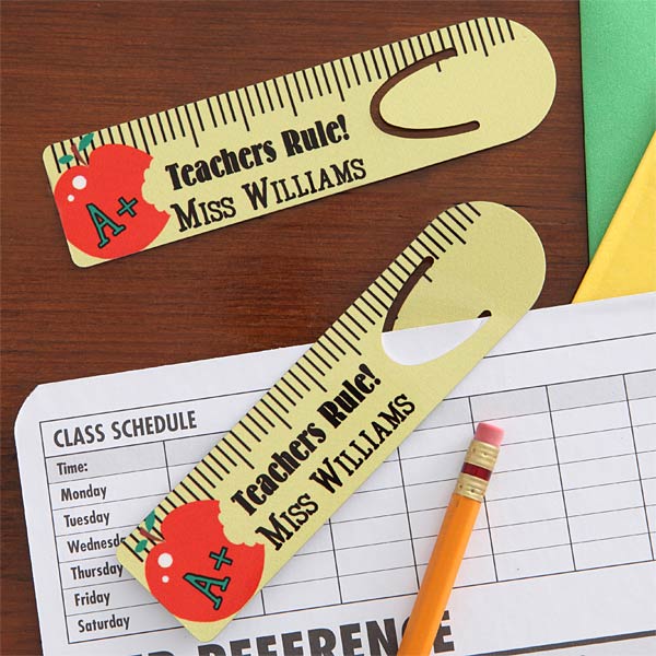 personalized bookmarks for teachers