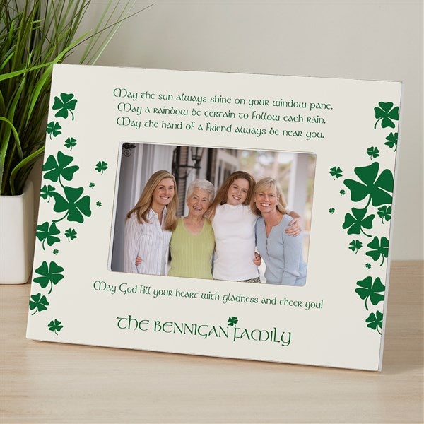 Irish Blessing Personalized Family Name Photo Frame