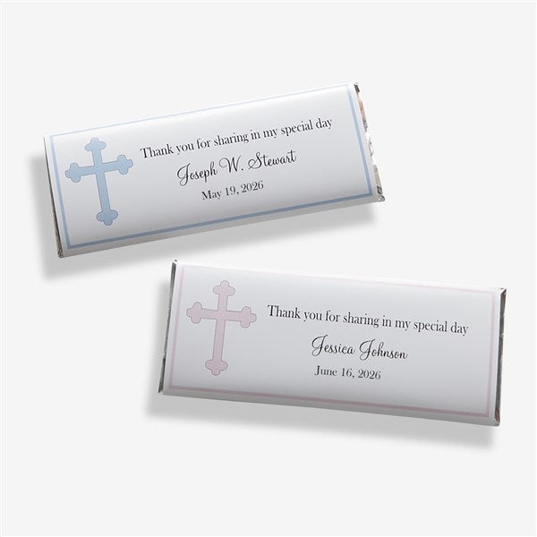Personalized Candy Bar Wrappers - Holy Cross - 7973