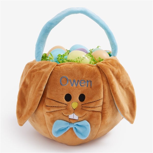 Personalized Easter Baskets - Plush Easter Bunny  - 7974