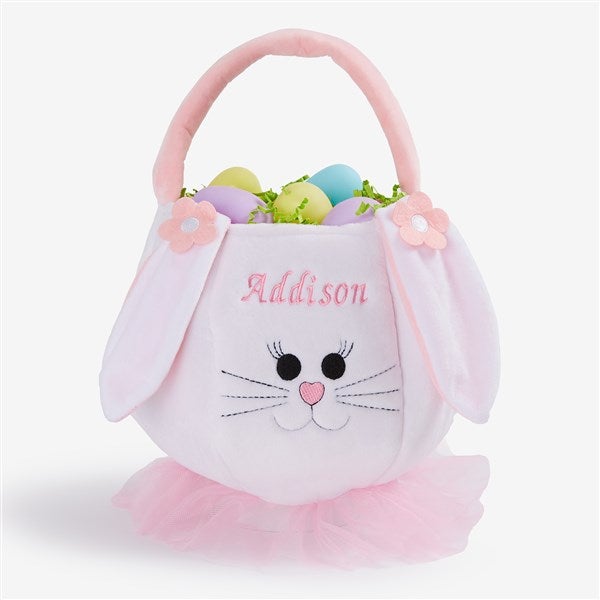 Personalized Easter Baskets - Plush Easter Bunny  - 7974