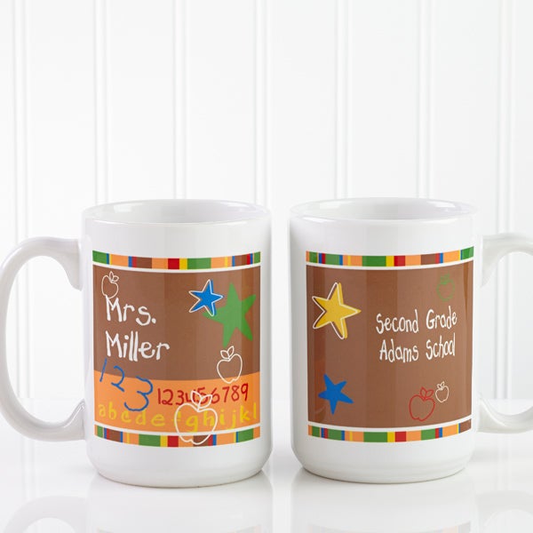 Personalized Preschool Teacher Coffee Mug - 8033