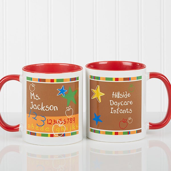 Personalized Preschool Teacher Coffee Mug - 8033