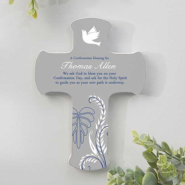 Confirmation Gifts - Personalized Wall Cross Keepsake - 8129