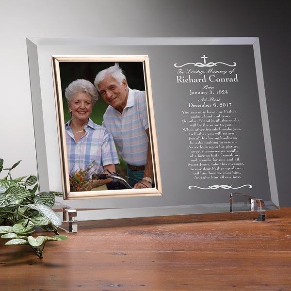 Personalized Glass Memorial Picture Frame We Shall Meet Again Personalized Glass Memorial Picture Frame We Shall Meet Again 8201