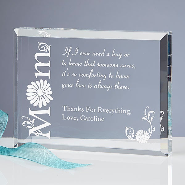 Gifts for Mom - Delicate Mom Christmas Gifts from Daughter Son Engraved  Acrylic
