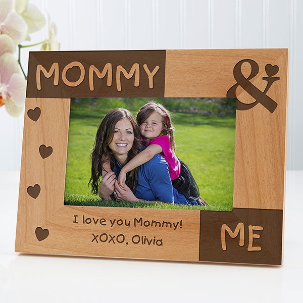 Personalized Picture Frames Mommy Me 4x6 For Her Mommy Me Personalized Picture Frames 8238