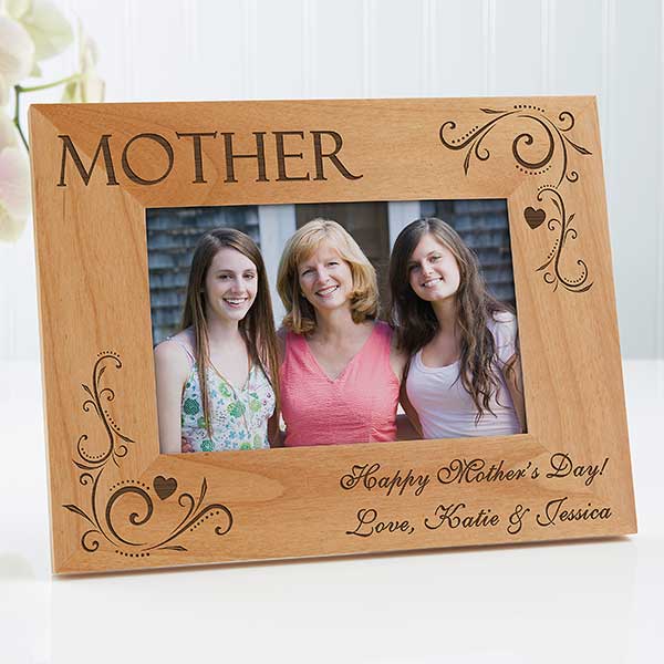 Personalized Picture Frames for Mom - Loving Hearts - 8240