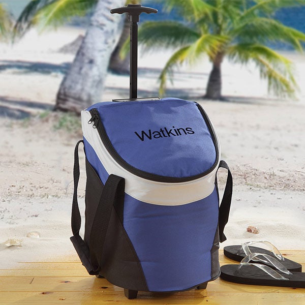 Personalized Rolling Cooler Bag