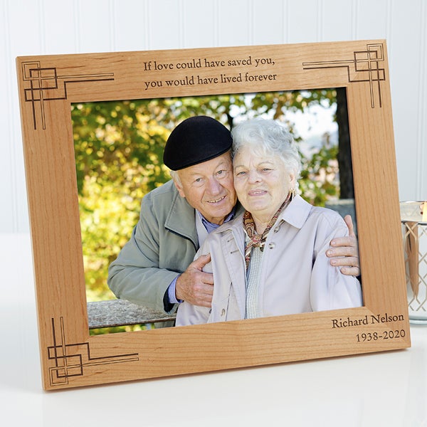 Personalized Memorial Picture Frame - Never Forgotten - 8247
