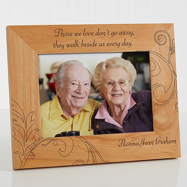 Personalized Memorial Picture Frame - Never Forgotten - 8247