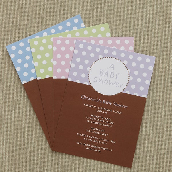 fast baby shower invitations