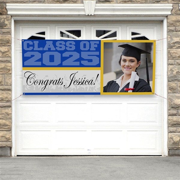 Photo Personalized Graduation Banners - Class Of - 8498