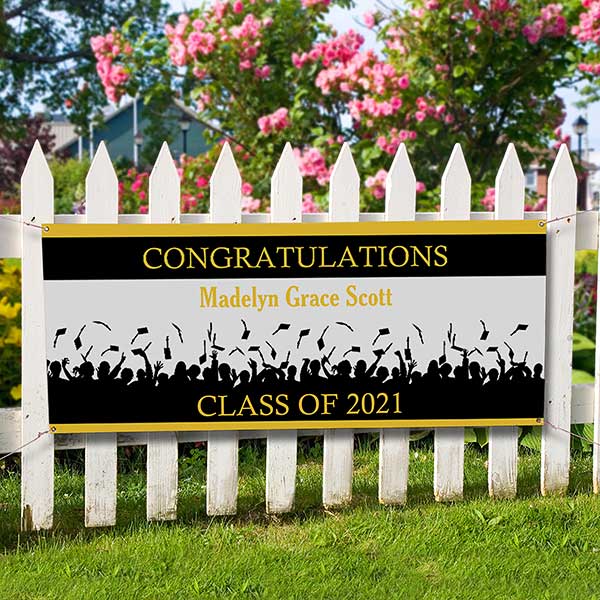 Personalized Graduation Banners Congratulations