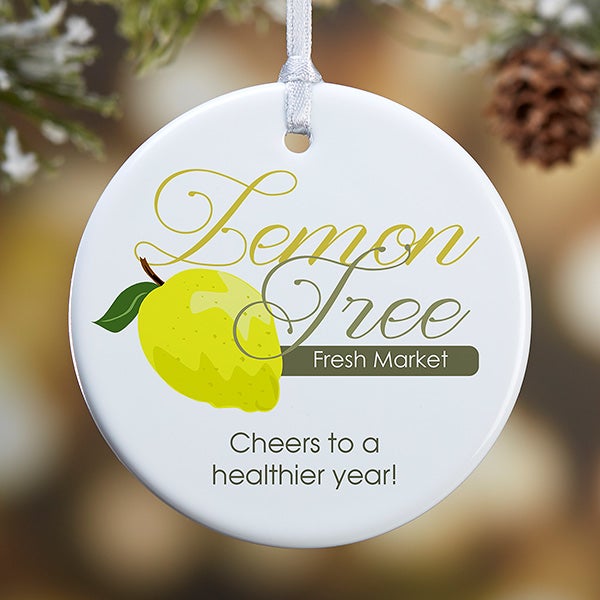 8530 Personalized Logo Round Ornament