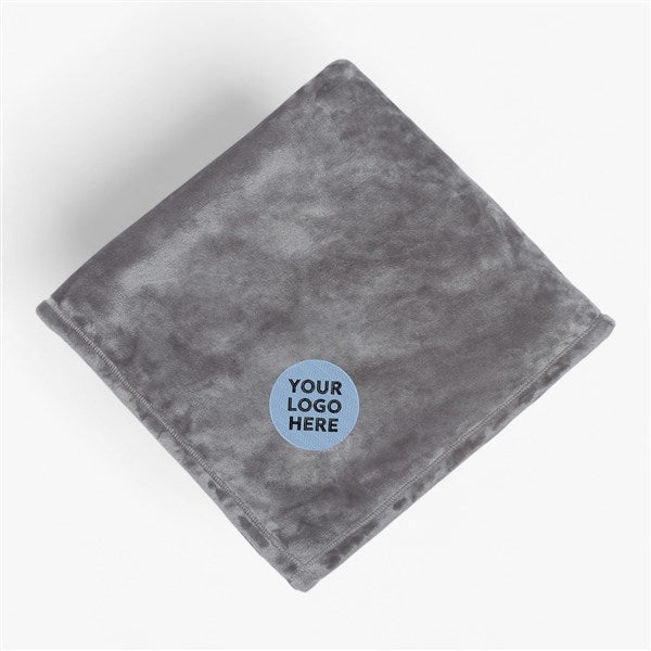 Personalized Fleece Throw Blanket With Your Business Logo - 8544