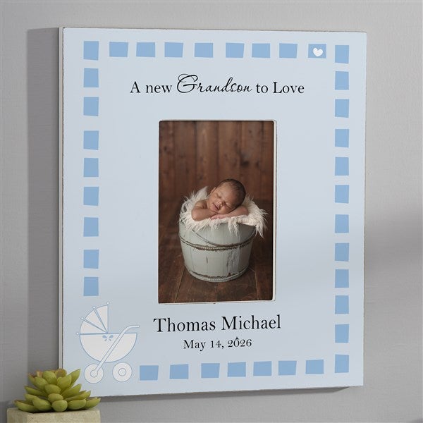 Personalized Grandparent Picture Frame - New Grandbaby - 8653
