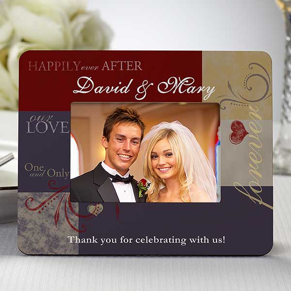 Personalized Wedding Favor Mini Picture Frames