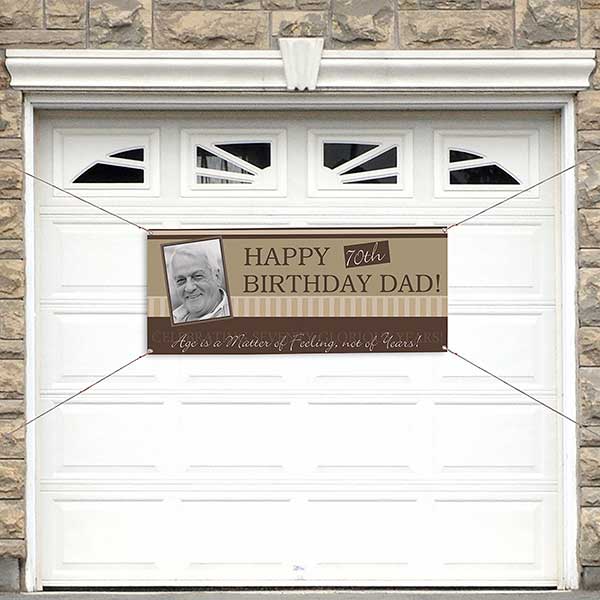 Personalized Photo Birthday Banner - Special Birthday - 8739