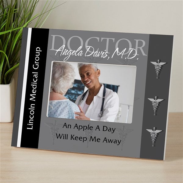 Personalized Doctor Picture Frame - 3 Colors - 8794