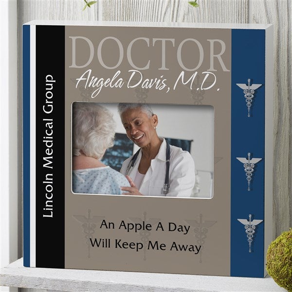 Personalized Doctor Picture Frame - 3 Colors - 8794