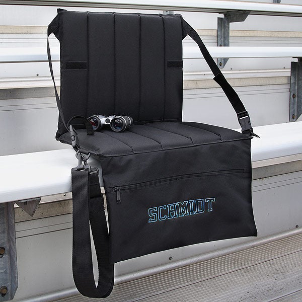 Personalized Portable Padded Bleacher Seat