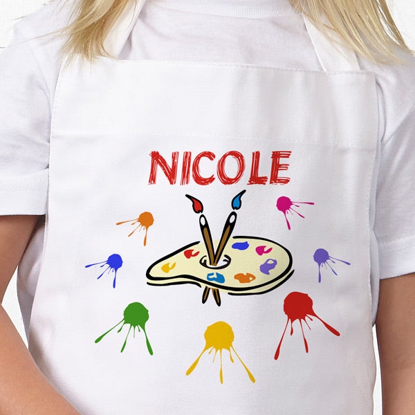 Personalized Kids Art Apron - 8975