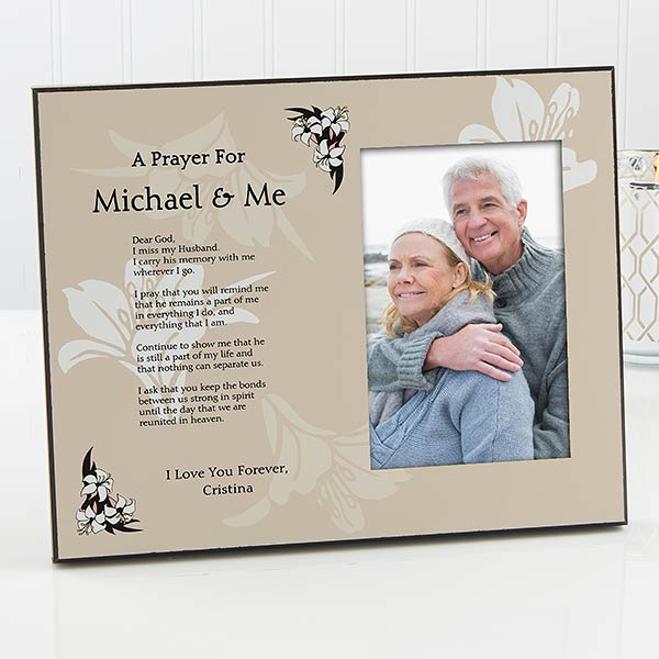 Personalized Memorial Picture Frame And Plaque Prayer For You Me Personalized Memorial Picture Frame And Plaque Prayer For You Me 9030