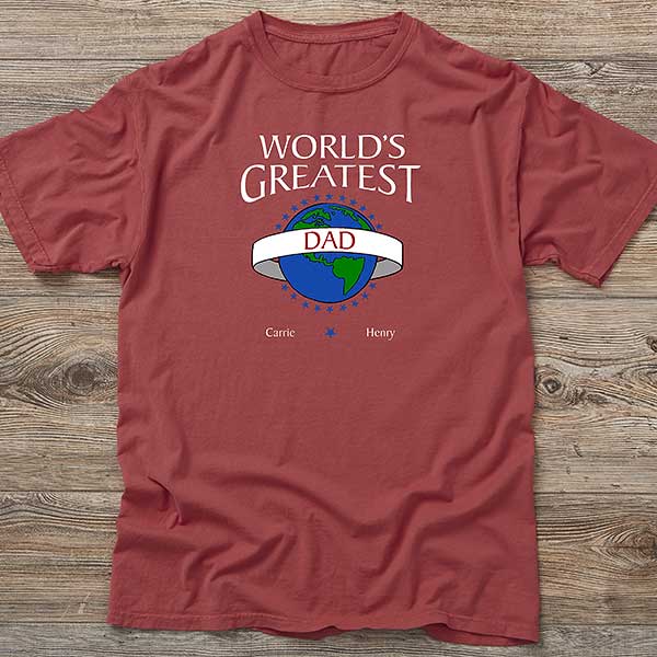 Personalized Custom Shirts and Accessories - World's Greatest Design - 9124
