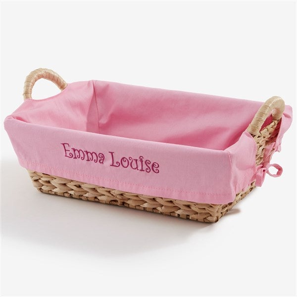 Personalized Wicker Baby Baskets  - 9146