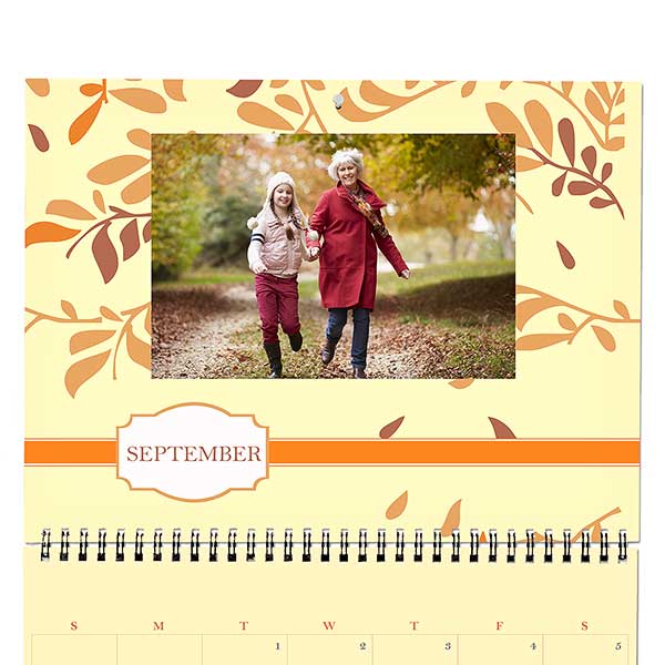 Personalized Photo Wall Calendar - Through The Year - 9156