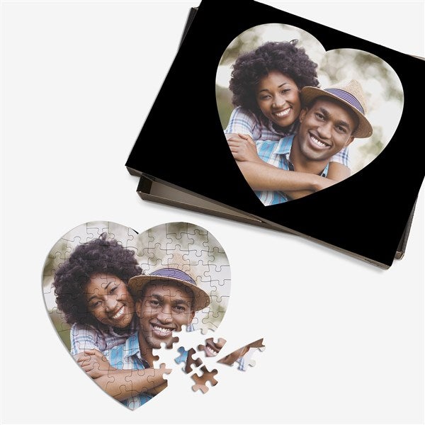 Personalized Photo Puzzle - Love Connection Heart - 9386