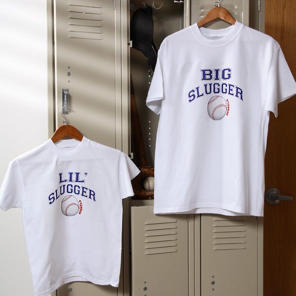 Personalized Father & Son Baseball Shirts and Clothing - 9418